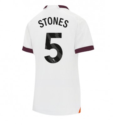 Manchester City John Stones #5 Bortatröja Dam 2023-24 Kortärmad